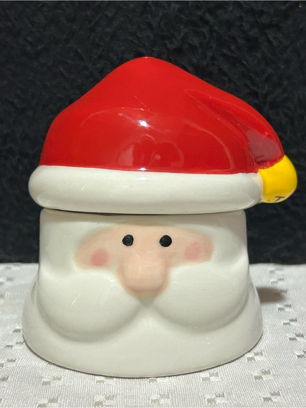 Jingle Bell Santa Salt & Pepper Shakers Christmas Holiday Tableware